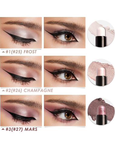 Lápiz de Sombra de Ojos y Delineador FOCALLURE 2 en 1