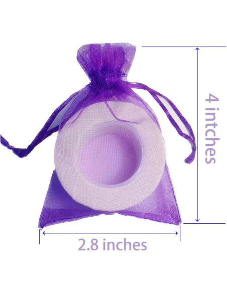 Cinta de Maquillaje NswfDzk Morado 6.13m Multiusos