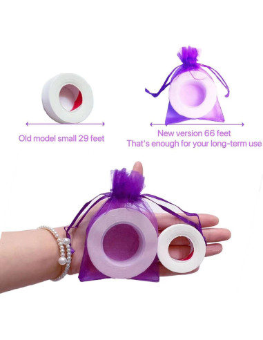 Cinta de Maquillaje NswfDzk Morado 6.13m Multiusos