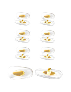 6 Pares Almohadillas Nasales Doradas Ray-Ban Plug-in