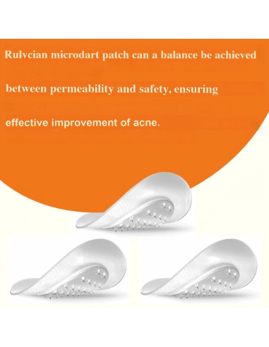 Parche para Acné Rulvcian - 54 Unidades, Microdart y Ácido Salicílico