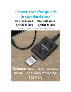 Tarjeta CFexpress Tipo B Nextorage 512GB Paquete de 2 2