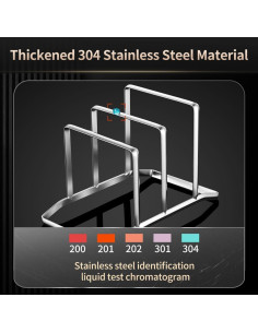 Soporte para Tablas de Cortar BOMANSI BOMS de Acero Inoxidable 2