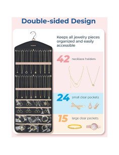 Organizador de Joyería Colgante BAGSMART Grande Negro 2