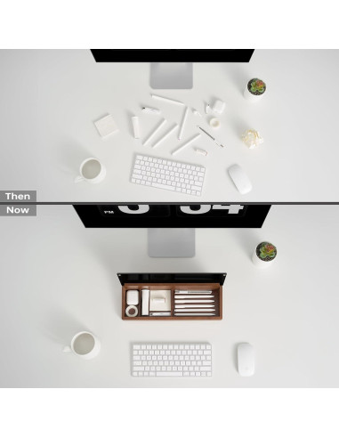 Tablero de Borrado en Seco Yeoux de Vidrio Negro 35.5x12.3cm