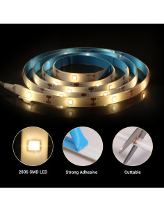 Luces de tira LED con sensor de movimiento Litupshow 1.0 m 2