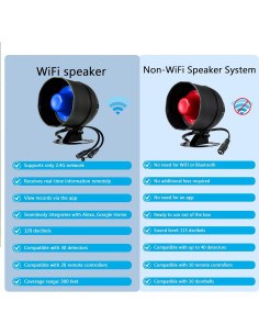 Sistema de Alarma WiFi TOWODE para Seguridad del Hogar 120dB 2