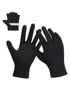 Guantes de Trabajo Negros ENPOINT - 10 Pares Lavables para Fotografía y Arte