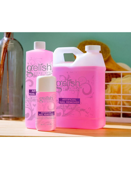 Removedor de Uñas Artificiales Gelish 118 ml - Suave y Efectivo