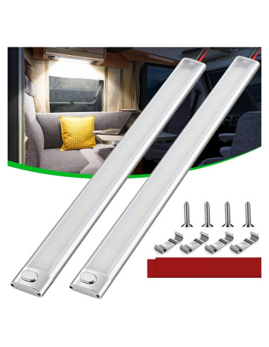 Barra de Luz LED Interior CT CAPETRONIX 12V 168 LEDs 1700LM