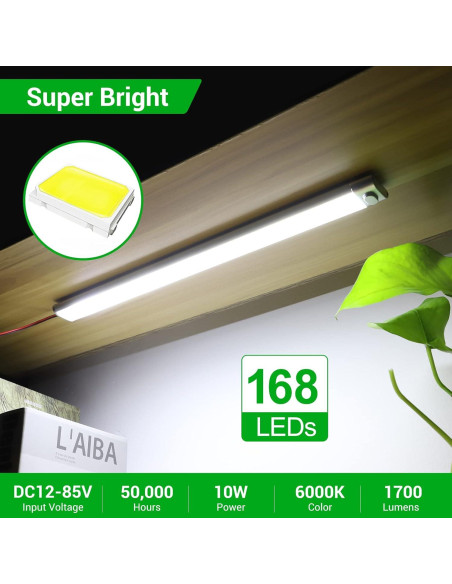 Barra de Luz LED Interior CT CAPETRONIX 12V 168 LEDs 1700LM