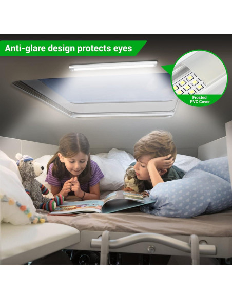 Barra de Luz LED Interior CT CAPETRONIX 12V 168 LEDs 1700LM