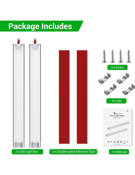 Barra de Luz LED Interior CT CAPETRONIX 12V 168 LEDs 1700LM