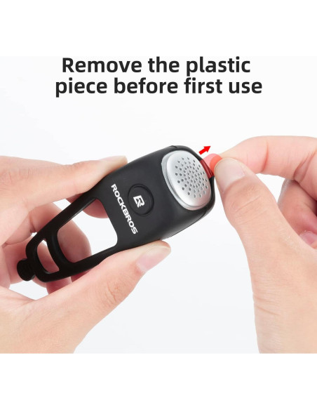 Claxon Eléctrico ROCKBROS 90 dB Timbre de Bicicleta Azul