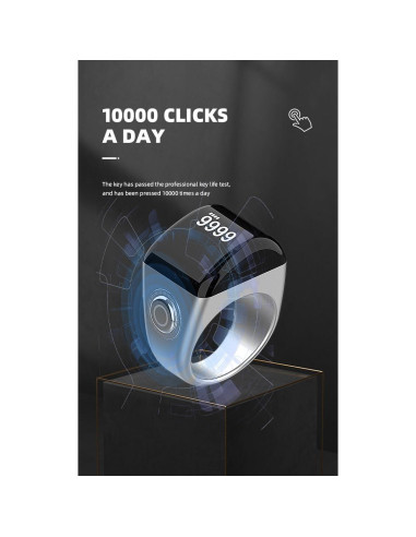 Anillo Inteligente Qomkky 20mm con Pantalla OLED y APP