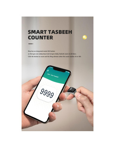 Anillo Inteligente Qomkky 20mm con Pantalla OLED y APP