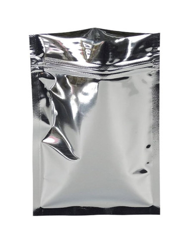 100 Bolsas Mylar Reutilizables MITOB 9x13cm Cierre Cremallera