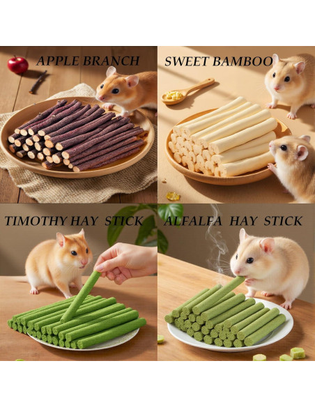 Juguetes para Masticar Conejos YTSKJ 142g - Salud Dental Natural