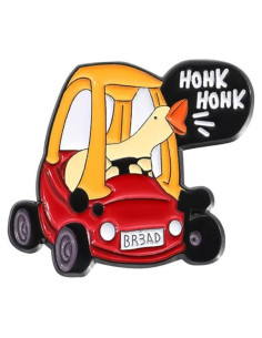 Pin de Solapa de Esmalte Ganso Divertido 3.4x2.4cm Unisex