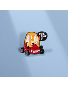 Pin de Solapa de Esmalte Ganso Divertido 3.4x2.4cm Unisex 2