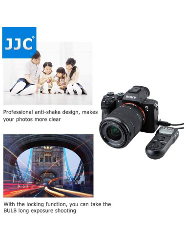 Intervalómetro JJC TM con cable para cámaras Sony - 90 cm