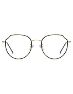 Gafas de Luz Azul DUCO W014 Unisex Negro Dorado