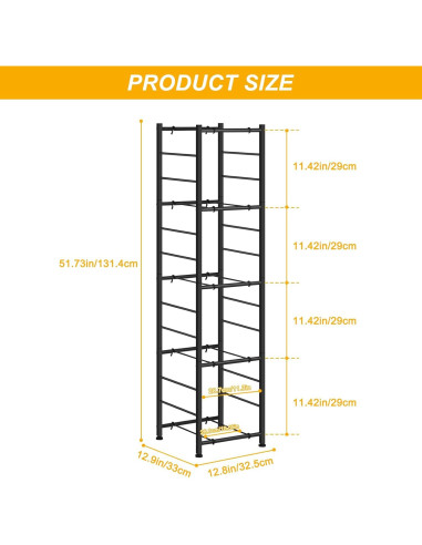 Soporte para Jarras de Agua OYEAL 5 Niveles Metal 4.5kg
