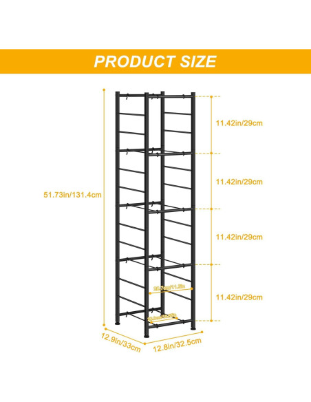 Soporte para Jarras de Agua OYEAL 5 Niveles Metal 4.5kg