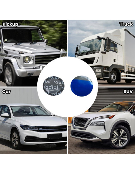 Kit de Parche de Reparación de Neumáticos AICEL 100 Piezas 32mm