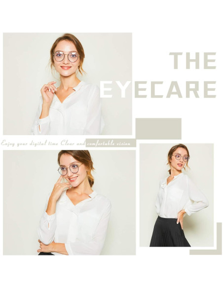 Gafas de Luz Azul DUCO W014 Unisex Negro Dorado