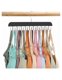 Percha Plegable Kalimdor de Madera para Sujetadores 20 Ganchos