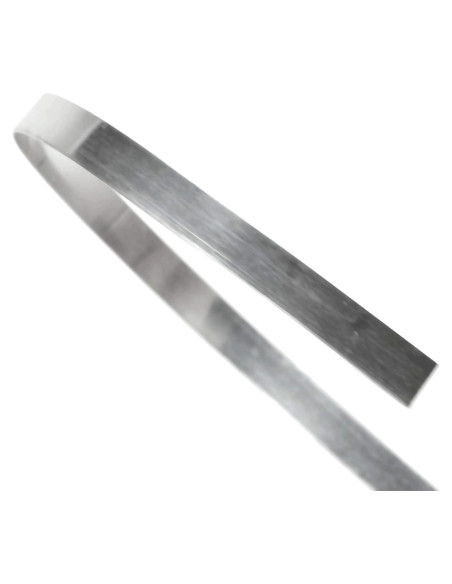 Alambre de Bezel uGems .999 Plata Fina 28 Gauge 2mm x 30cm