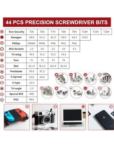 Juego de Destornilladores de Precisión Sharden 58 en 1 Naranja 2