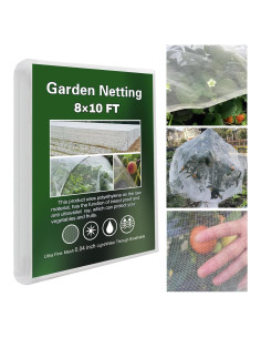 Malla de Jardín Ultra Fina YFFSIDMY 2.44x3.05m Protección Plantas