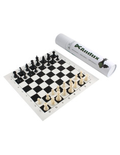 Juego de Ajedrez Andux Tablero Enrollable 35x35cm Piezas Plástico