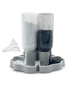 Comedero de Gravedad para Cangrejos Ermitaños Snout and Shell - Gris - 3 Pozos