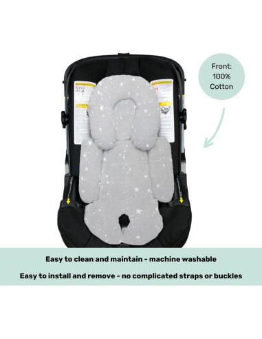 Cojín para Asiento de Auto Bebé NAP - Soporte Cabeza Algodón