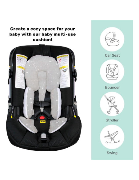 Cojín para Asiento de Auto Bebé NAP - Soporte Cabeza Algodón