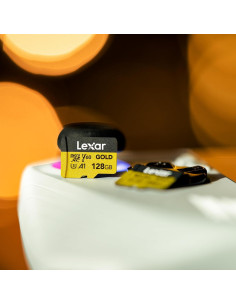 Tarjeta Micro SD Lexar 128GB UHS-II C10 U3 V60 Full HD 4K 2