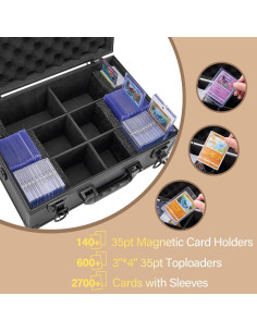 Caja de Almacenamiento LOCKCURX Toploader 600+ con Cerradura 2