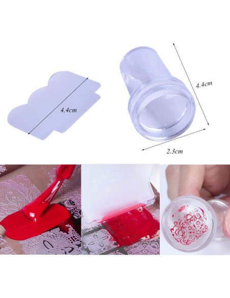 Kit de Estampado de Uñas Bellelfin 3 Placas Mariposas y Hojas