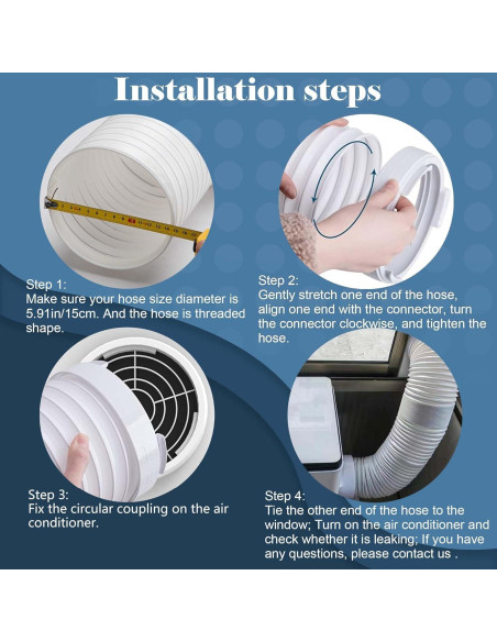 Acoplador de Manguera de Escape AC DECOHS 14.99 cm Redondo