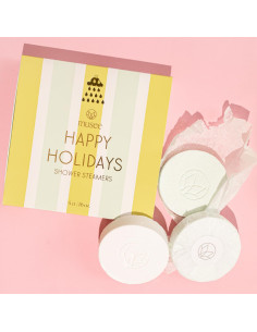 Pastillas de Ducha Felices Fiestas Musee - Set de 4 Aromáticas 2