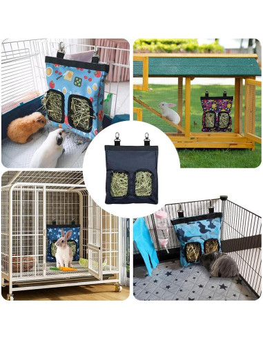 Comedero de Heno Colgante RIOUSSI para Conejos y Cobayas M