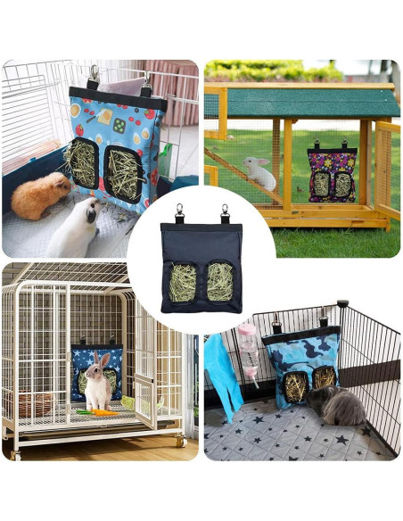 Comedero de Heno Colgante RIOUSSI para Conejos y Cobayas M Comedero de Heno Colgante RIOUSSI para Conejos y Cobayas M