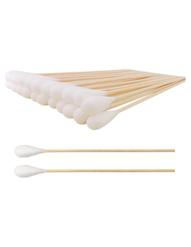 Hisopos de Algodón Grande 200pcs para Mascotas y Limpieza