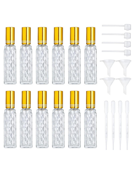 Botellas de Perfume Vacías YU FENG 12pcs 10ml Vidrio Recargable