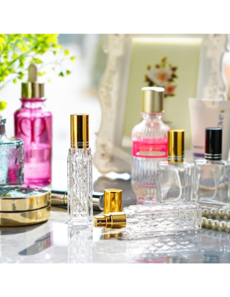 Botellas de Perfume Vacías YU FENG 12pcs 10ml Vidrio Recargable