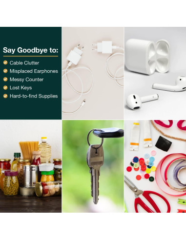 Organizador de Escritorio Woodaholic Teal 4 Cajones Madera