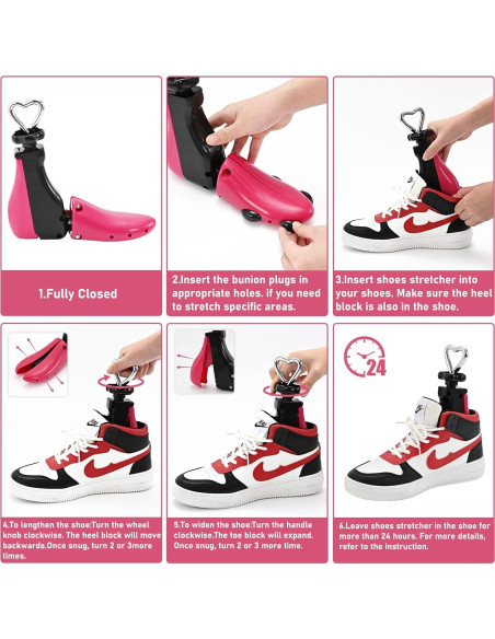 Estirador de Zapatos Ajustable JJDPARTS Unisex para Pies Anchos